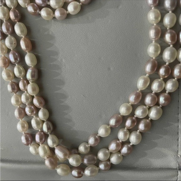 Shane Co multicolored, endless strand of pearls - Picture 4 of 5